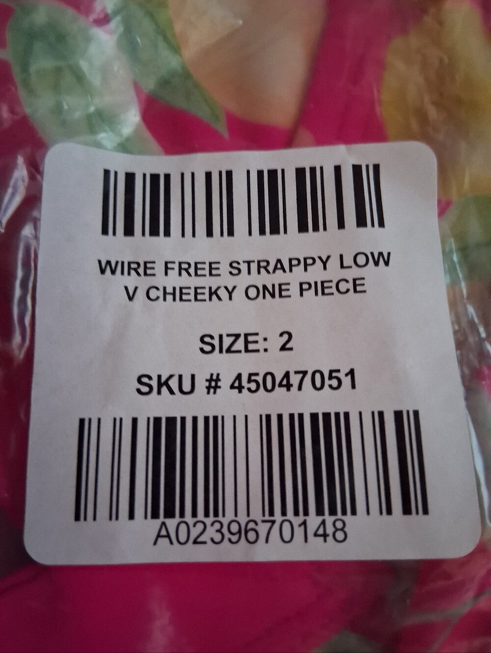 New Torrid 2X(18/20W) Wire-Free V-Plunge Cheeky One Piece Swimsuit-Bright Pink - Picture 9 of 10